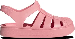 Adidas Originals Superstar Sandal - Girls' Preschool (JI2799, Semi Pink Spark/Semi Spark)