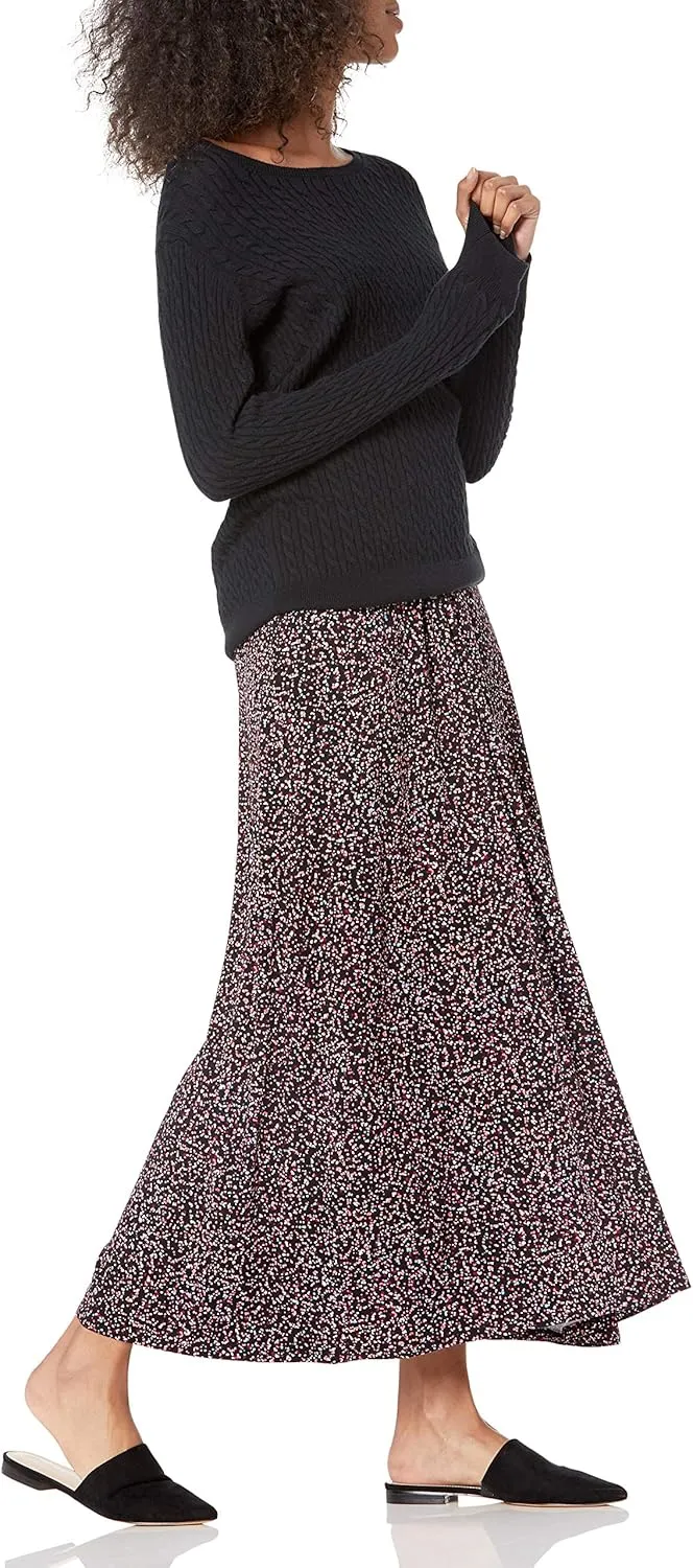 Amazon Essentials Women's Waisted Maxi Dress (Available in Plus Size)