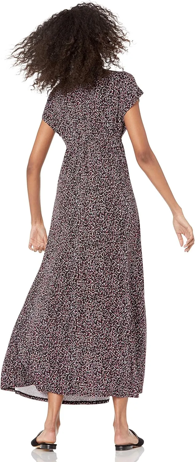 Amazon Essentials Women's Waisted Maxi Dress (Available in Plus Size)