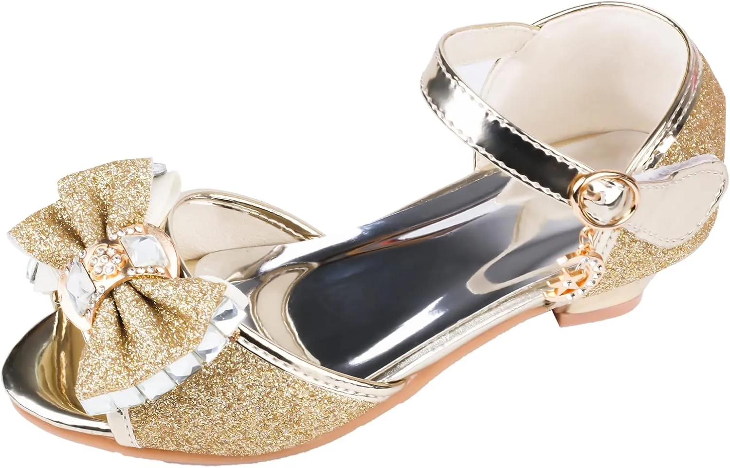 Amtidy Toddler Little Girl Mary Jane Dress Shoes - Ballet Flats for School Party Dress Shoes