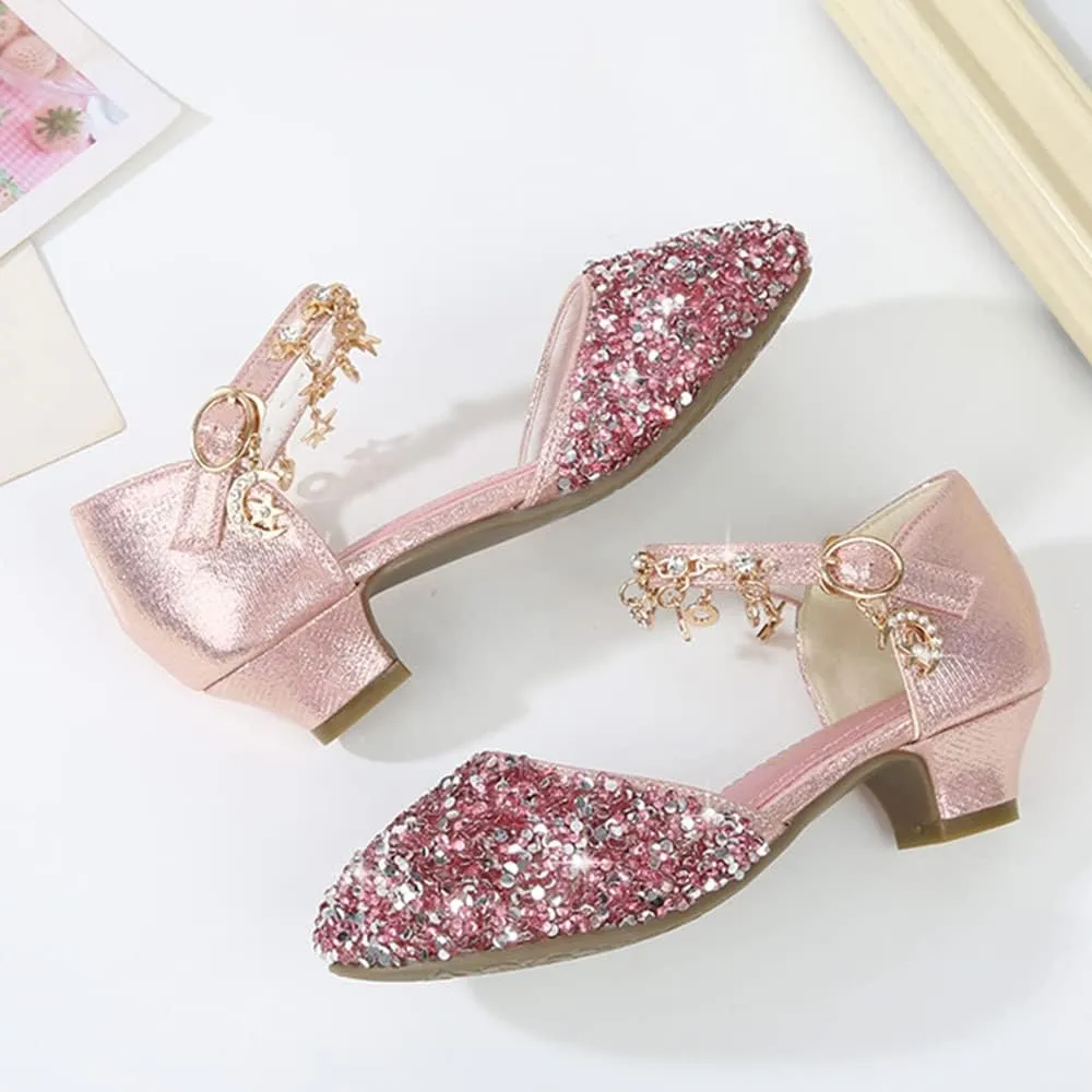 Amtidy Toddler Little Girl Mary Jane Dress Shoes - Ballet Flats for School Party Dress Shoes