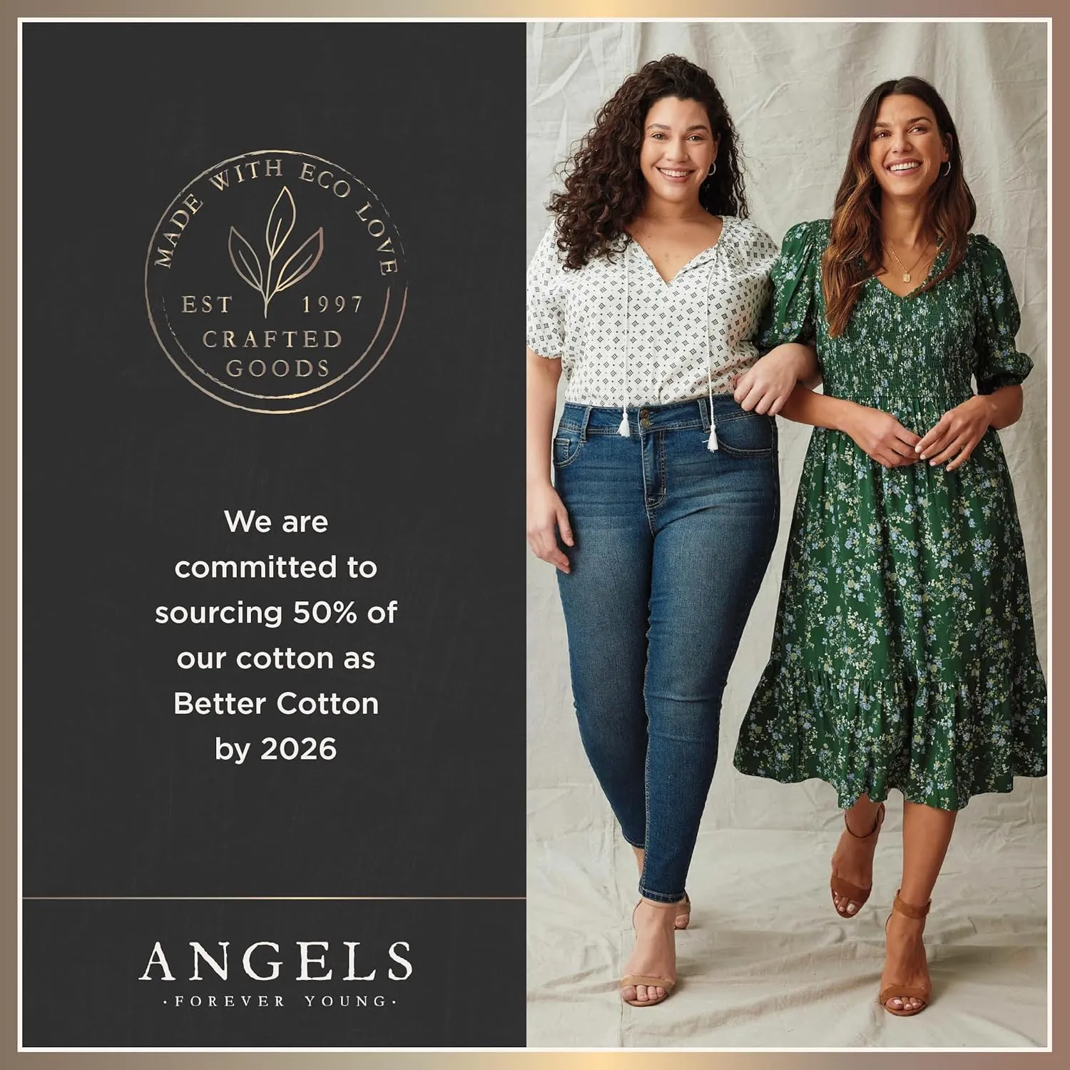 Angels Forever Young Women's Curvy Bootcut Mid-Rise Jeans (Standard and Plus)