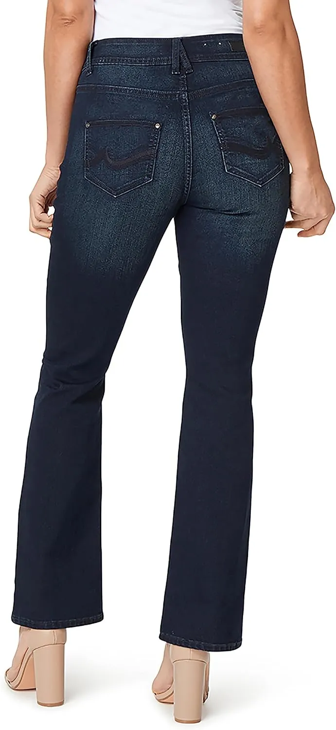 Angels Forever Young Women's Curvy Bootcut Mid-Rise Jeans (Standard and Plus)