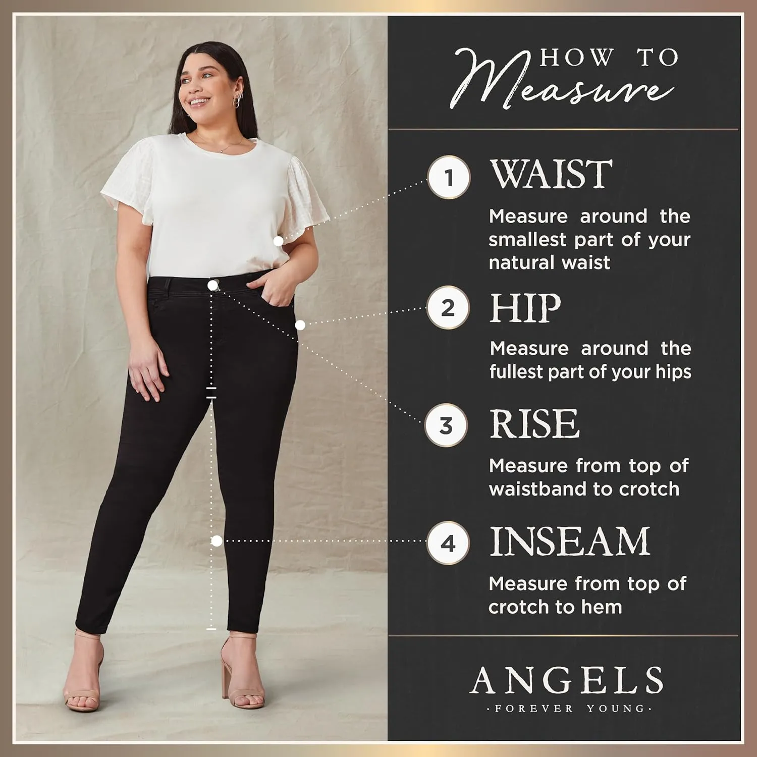 Angels Forever Young Women's Curvy Bootcut Mid-Rise Jeans (Standard and Plus)