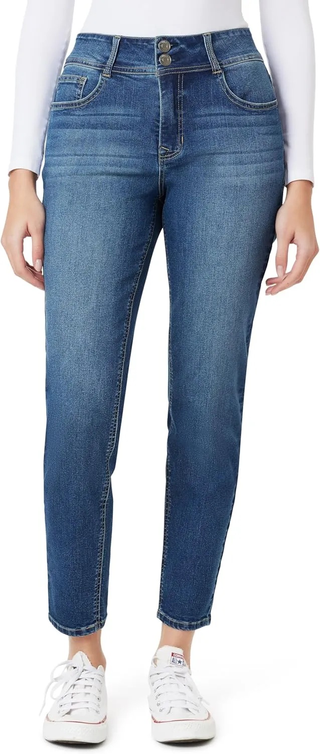 Angels Forever Young Women's Curvy Skinny Jeans