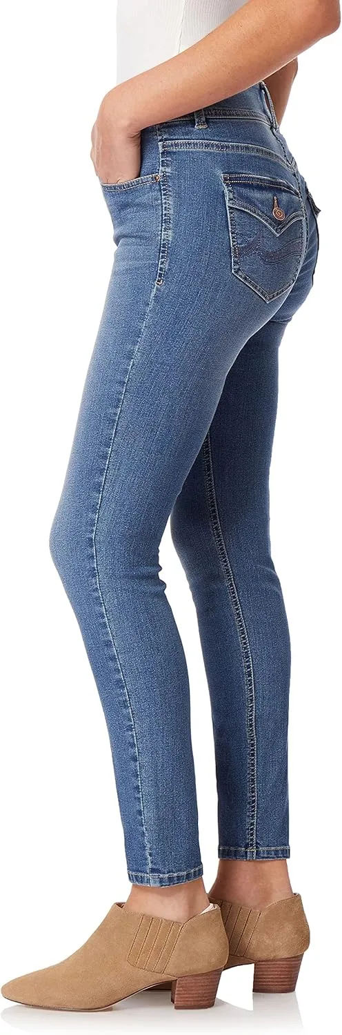 Angels Forever Young Women's Curvy Skinny Jeans