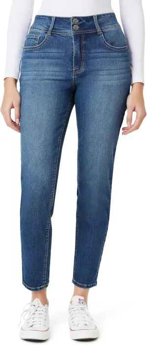 Angels Forever Young Women's Curvy Skinny Jeans