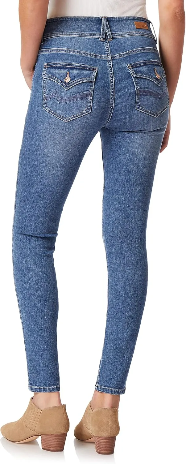 Angels Forever Young Women's Curvy Skinny Jeans