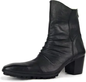 Ankle Boots For Men Show Club For Party Genuine Leather The First Layer Of Cowhide