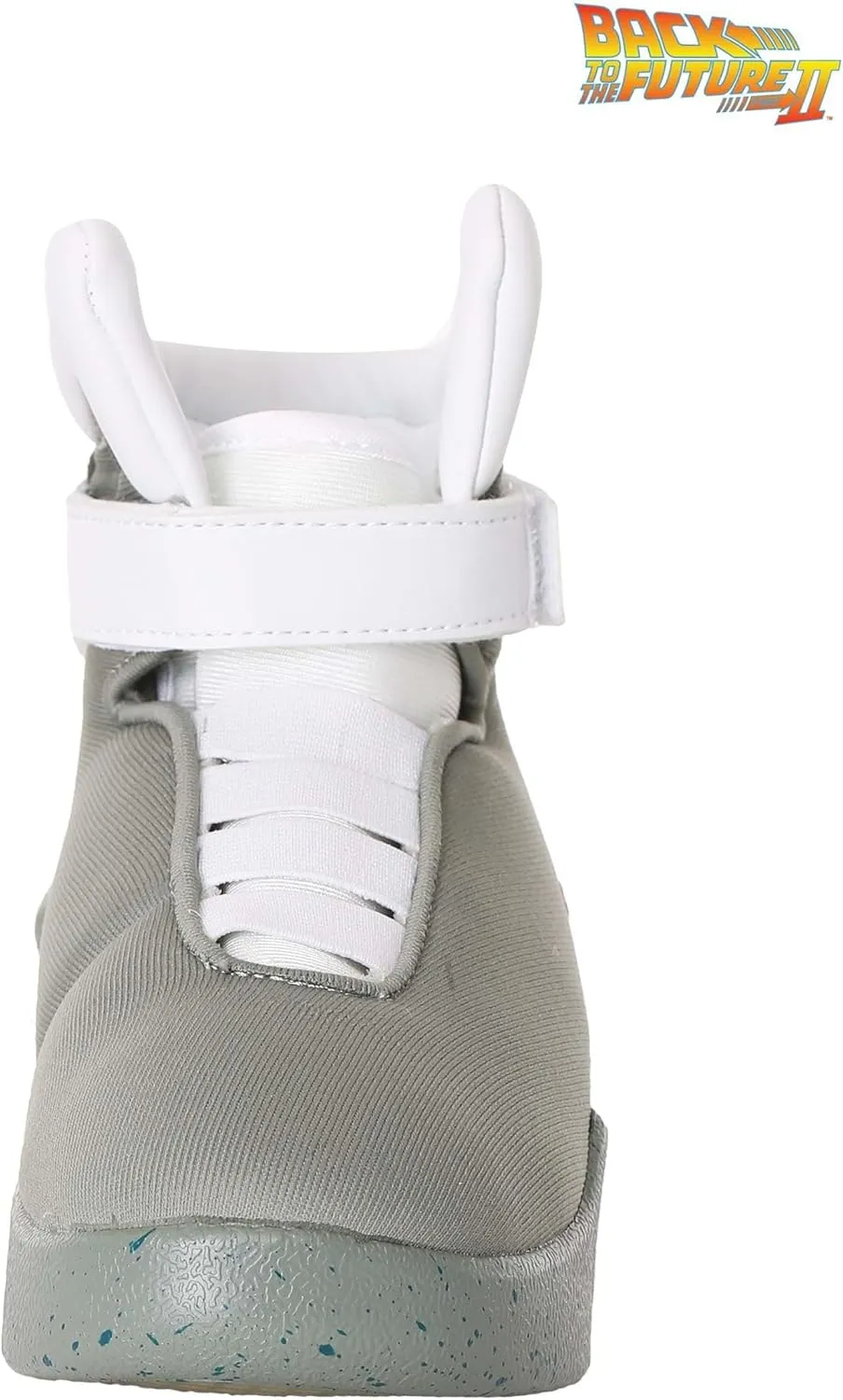 Back to the Future Shoes for Kids - Light Up LED Adjustable Strap Shoes with USB Charger - Movie Cosplay Sneakers