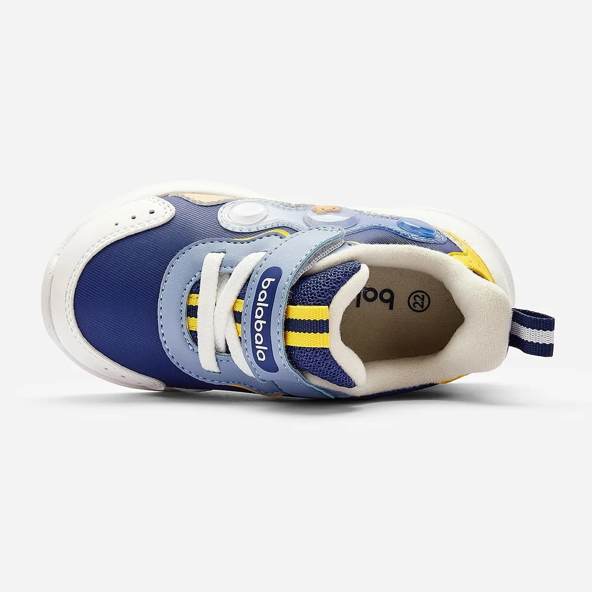 Balabala Unisex Toddler Fashion Walking Shoes, Hook and Loop Anti-Slip Toddler Shoes for Fall Winter