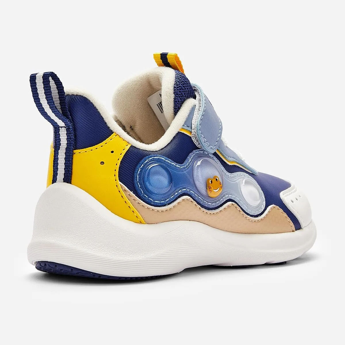 Balabala Unisex Toddler Fashion Walking Shoes, Hook and Loop Anti-Slip Toddler Shoes for Fall Winter