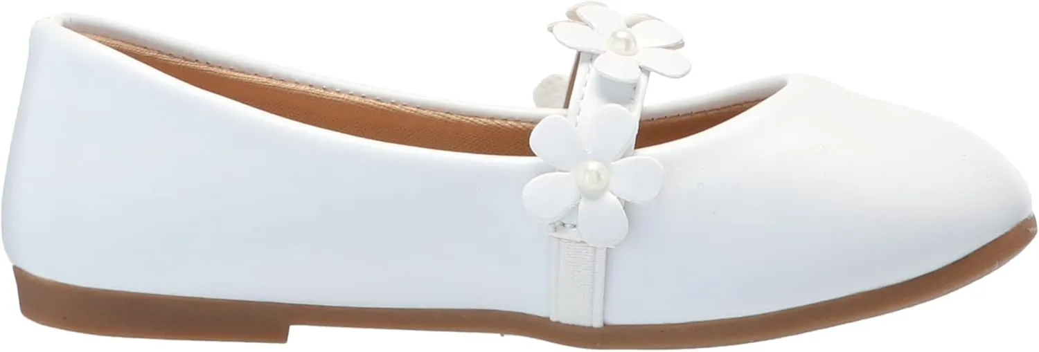 Ballerina Flats - Girls Classic Leatherette Ballet Shoe (Toddler Little Kid Big Kid)