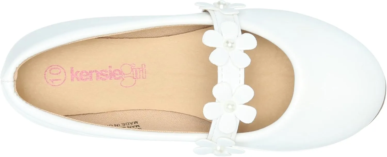 Ballerina Flats - Girls Classic Leatherette Ballet Shoe (Toddler Little Kid Big Kid)