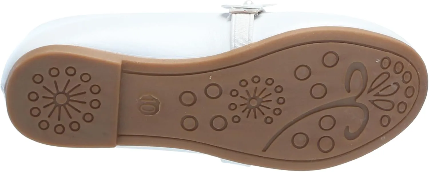 Ballerina Flats - Girls Classic Leatherette Ballet Shoe (Toddler Little Kid Big Kid)