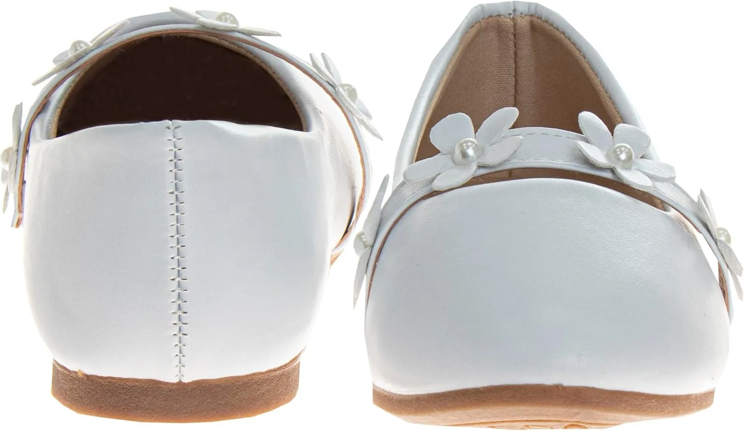 Ballerina Flats - Girls Classic Leatherette Ballet Shoe (Toddler Little Kid Big Kid)