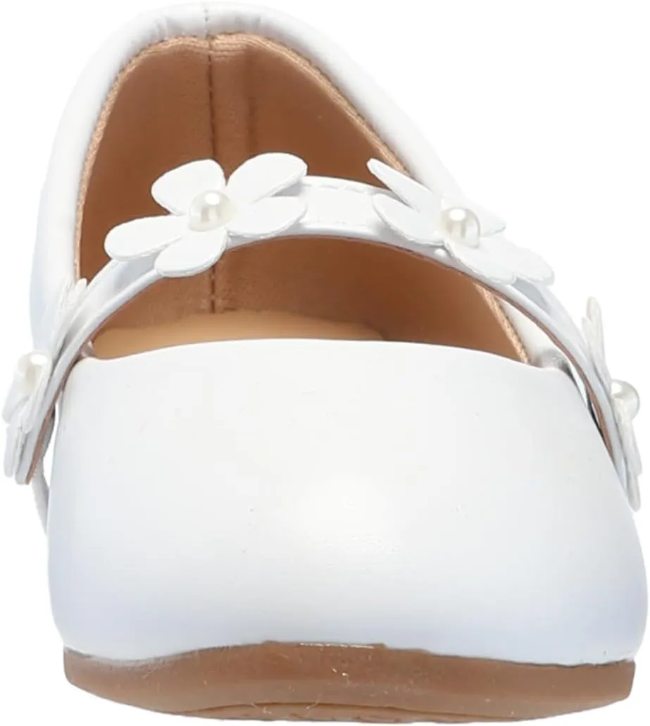 Ballerina Flats - Girls Classic Leatherette Ballet Shoe (Toddler Little Kid Big Kid)