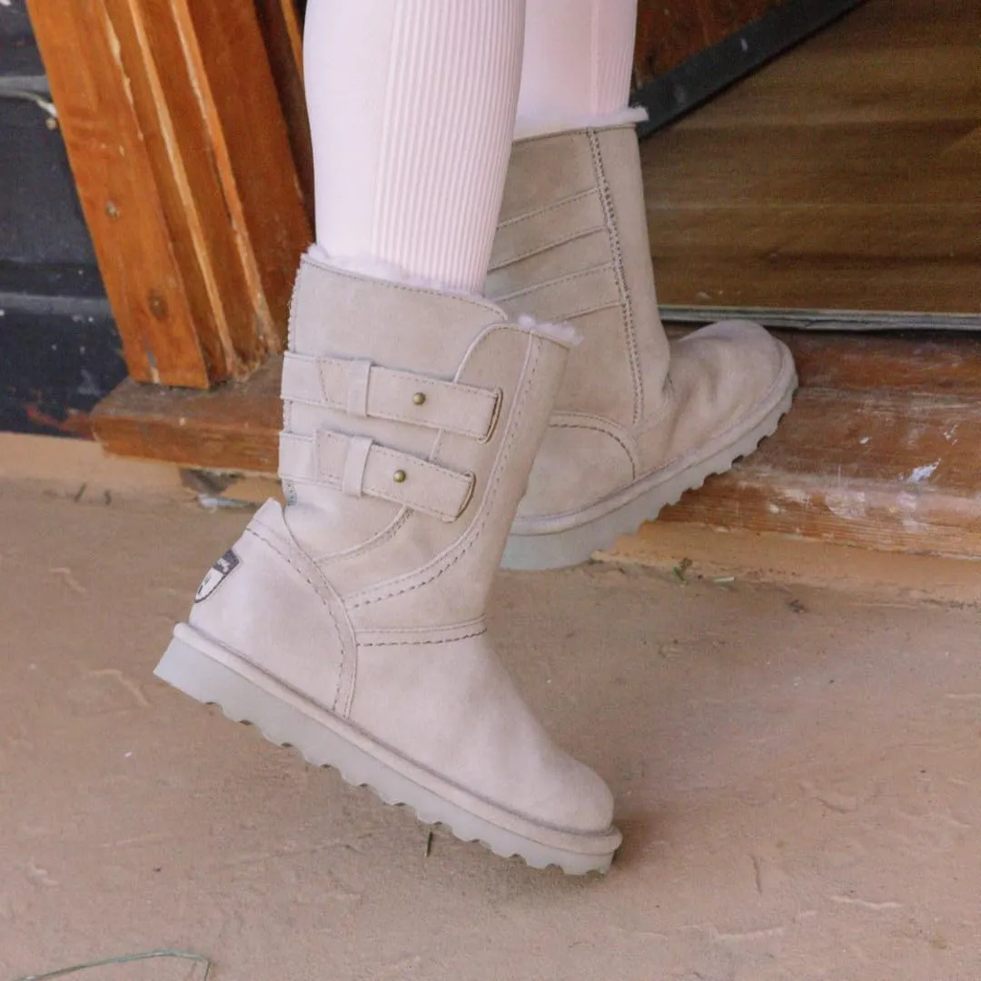 BEARPAW Women's Aurelia Boot | Women's Boot Classic Suede | Women's Pull On Boot | Comfortable Winter Boot | Multiple Colors & Sizes