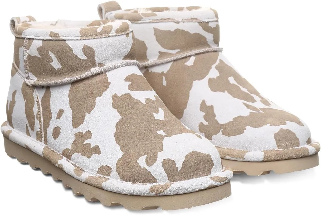 BEARPAW Women's Shorty Exotic Boot | Women's Ankle Boot | Comfortable Winter Boot