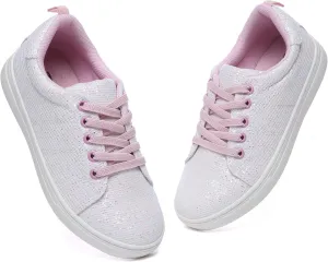 Bernal Girls & Boys Sparkle Glitter Sequin Sneakers Toddler/Little Kid/Big Kid Slip On School Low Top Walking Shoes Show Gift
