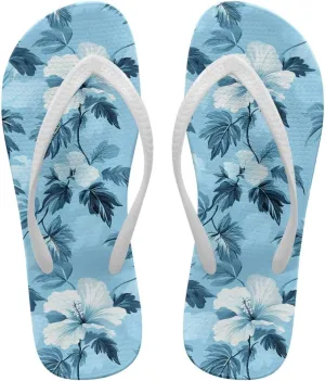 Binienty Flip Flop Women Trendy Tropical Thong Sandal Yoga Mat Slip on Beach Pool Walking Slipper Shoe