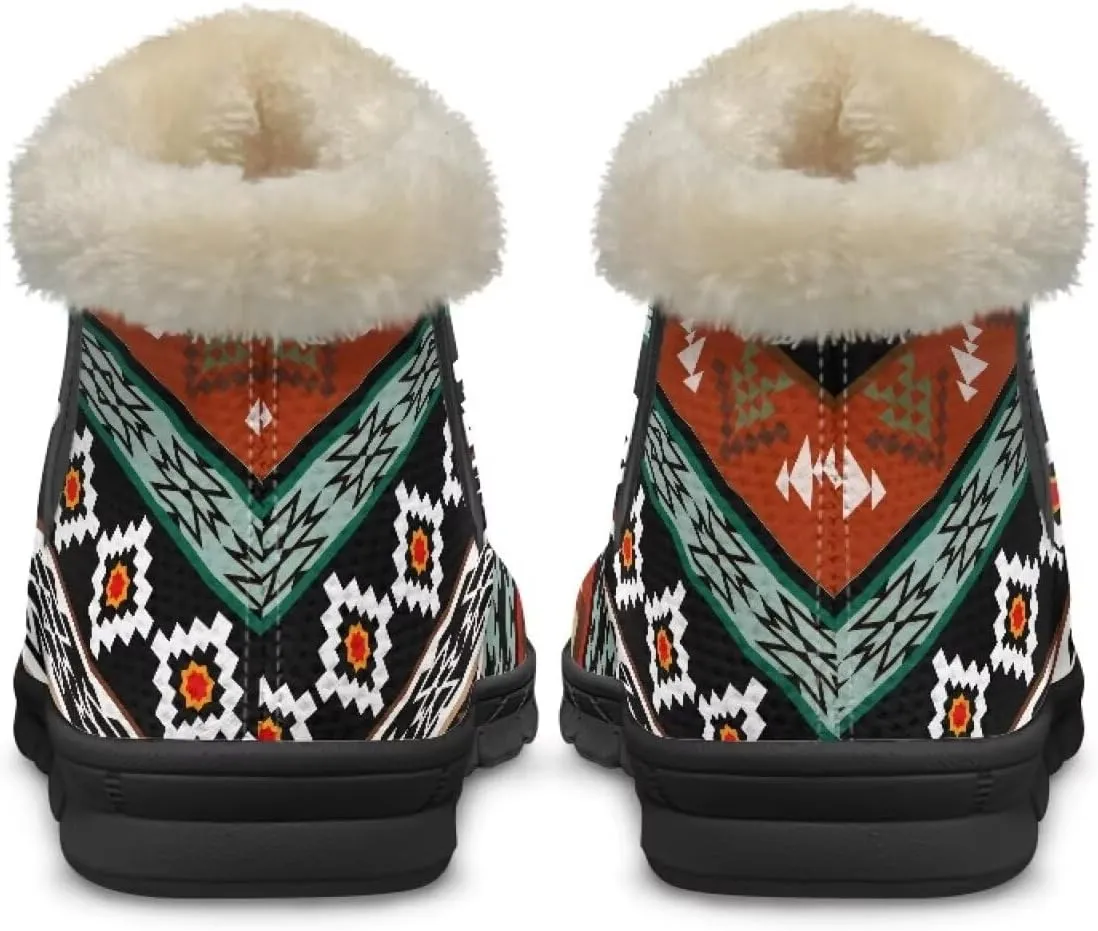 Binienty Snow Boots for Women Anti-Slip Fur Fleece Lined Ankle Boot Winter Boots Outdoor