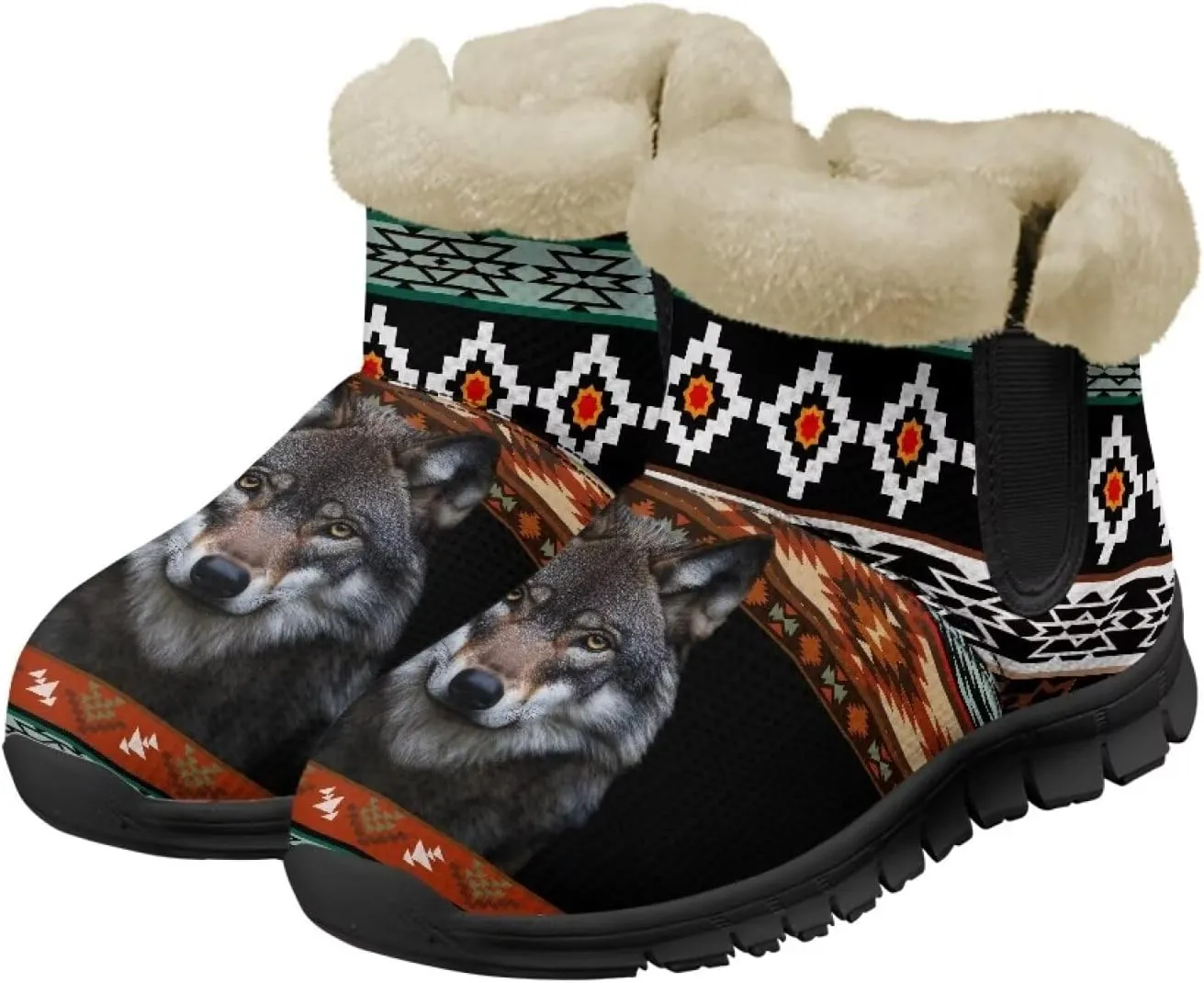 Binienty Snow Boots for Women Anti-Slip Fur Fleece Lined Ankle Boot Winter Boots Outdoor