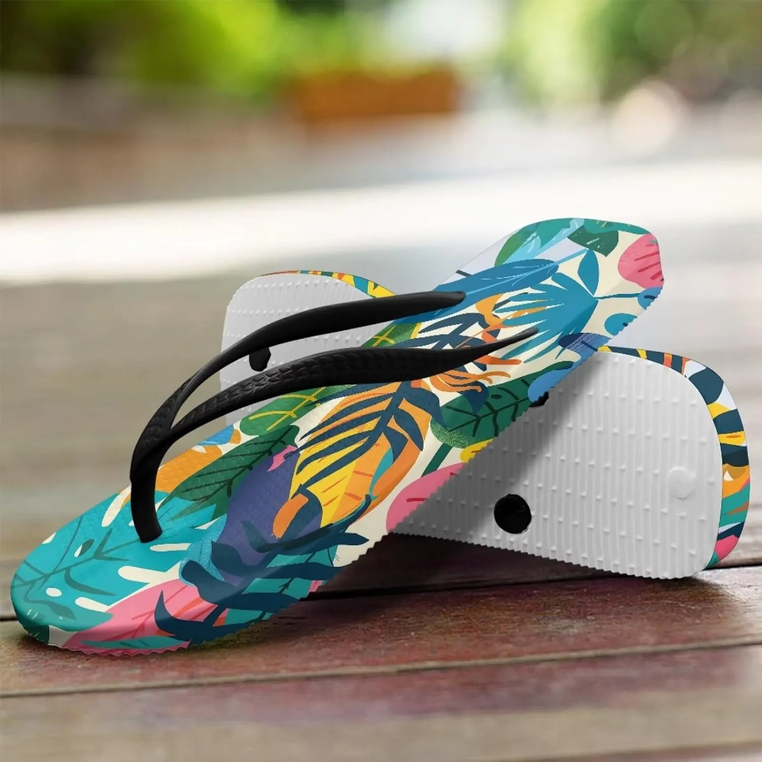 Binienty Women Flip Flops Fashion Slide Sandals Non Slip Summer Slippers Bathroom Shower Shoes US 5-9