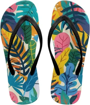 Binienty Women Flip Flops Fashion Slide Sandals Non Slip Summer Slippers Bathroom Shower Shoes US 5-9