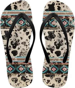 Binienty Womens Flip Flops Comfortable Yoga Mat Walking Thong Sandals Slip On Gym Beach Shower Shoe US 5-9