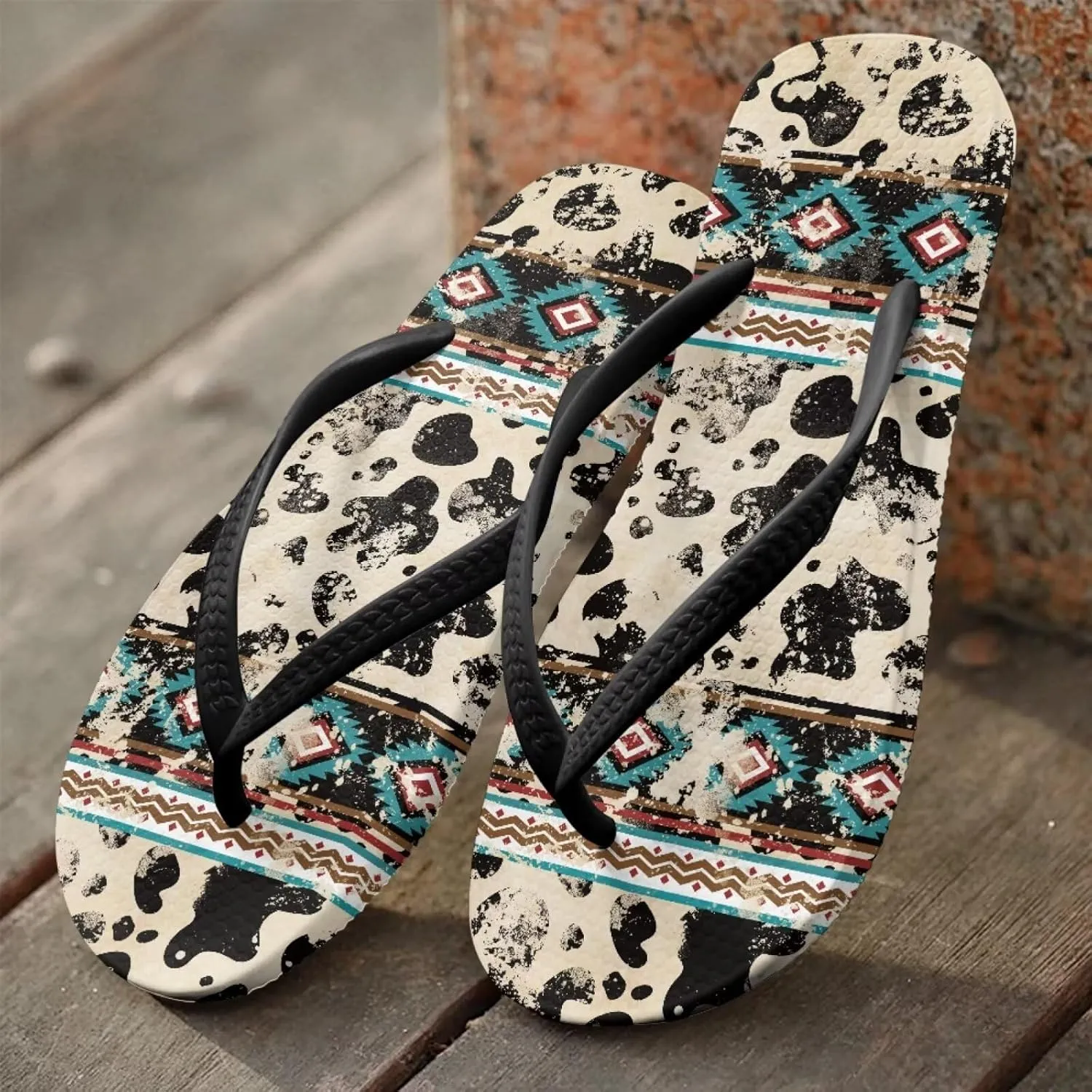 Binienty Womens Flip Flops Comfortable Yoga Mat Walking Thong Sandals Slip On Gym Beach Shower Shoe US 5-9