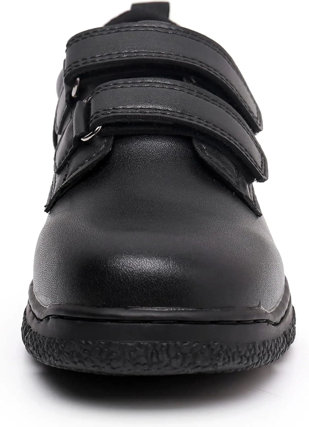 Blikcom Boys Kids School Uniform Shoes Adjustable Laces Formal Oxford Dress Shoes Loafers