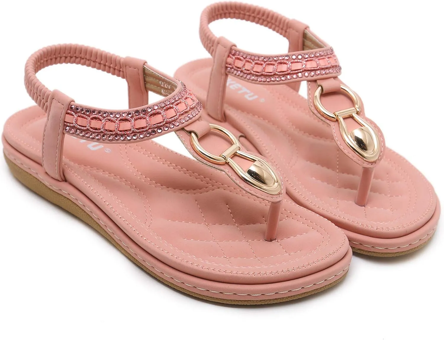 Bohemian Glitter Summer Flat Sandals Prime Thongs Flip Flop Shoes