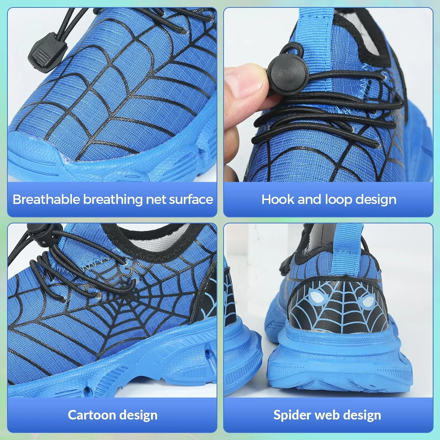 Boy Festive Tennis Shoes for Children's Parties Breathable Light Up LED Shoes for Kids