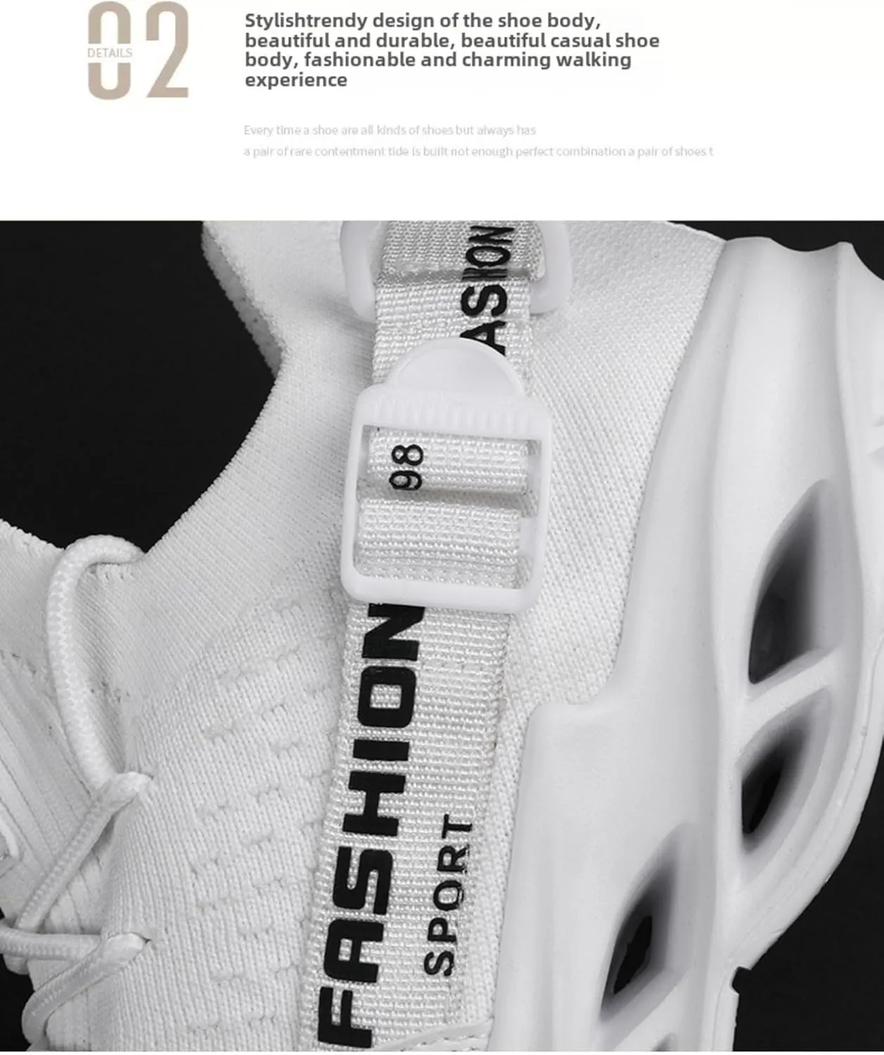 Breathable Mesh Stylish High Top Slip On Sneakers for Men Lightweight Blade Sole Design Sports Streetwear Shoes for Running Walking Gym Fashion Daily Wear
