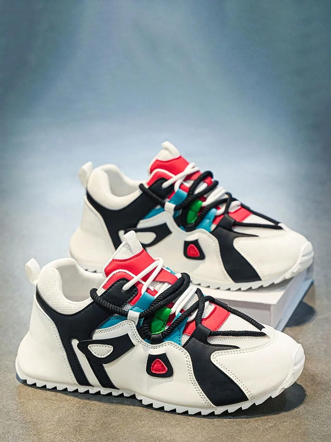 Breathable Mesh Y2K Patchwork Lightweight Comfortable Shoes for Women Casual Walking Style for Daily Streetwear with Soft Sole and Retro Aesthetic Design