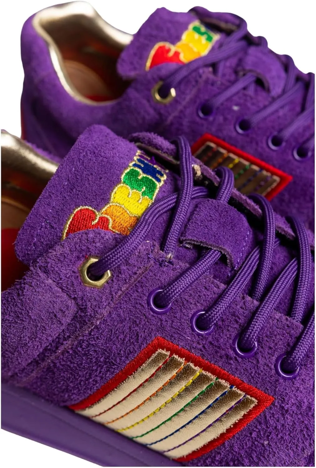 Brites, Fashion Sneakers. Mens and Womens Comfortable Trendy Sneakers with Climate-Control Insole and Rainbow Design