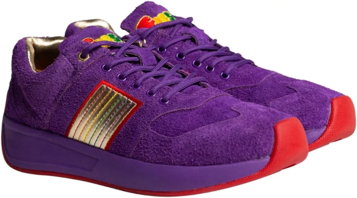 Brites, Fashion Sneakers. Mens and Womens Comfortable Trendy Sneakers with Climate-Control Insole and Rainbow Design