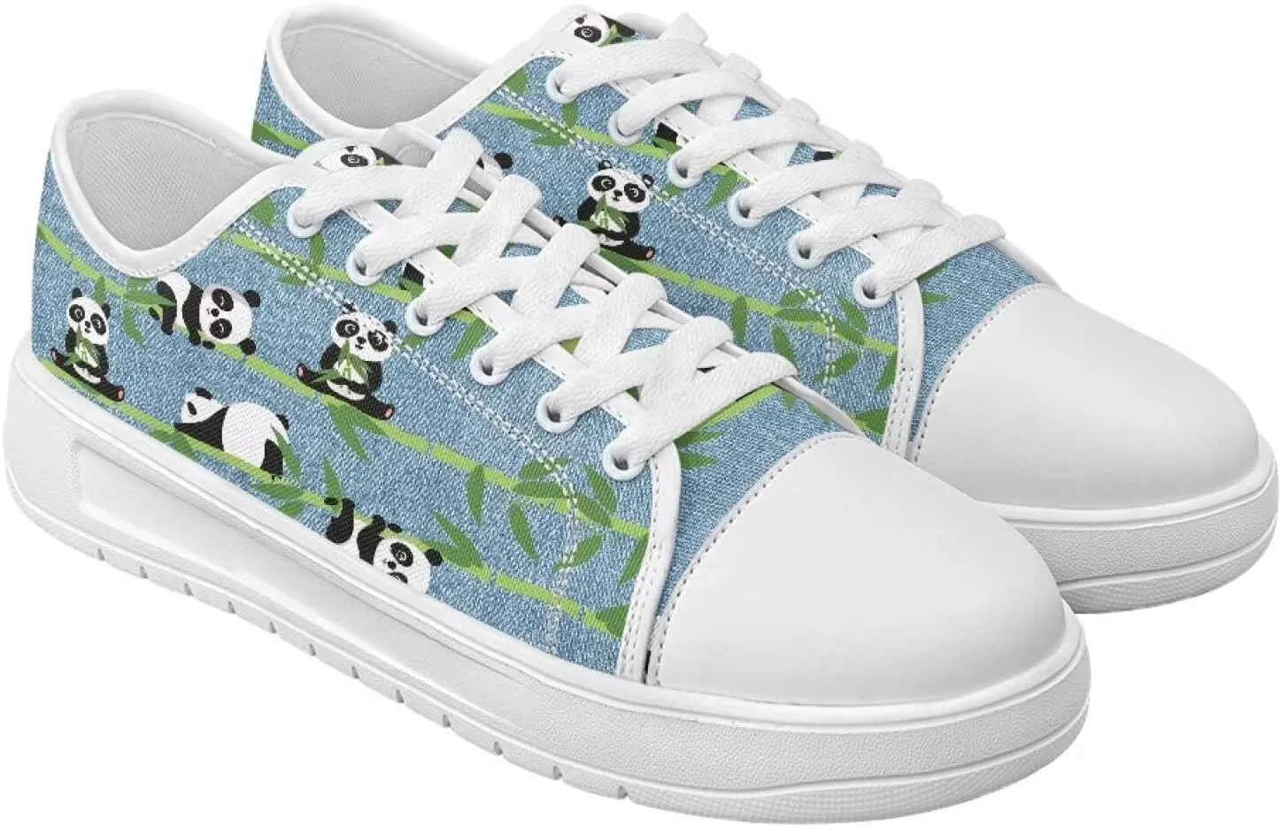 Canvas Shoes for Women Low Top Casual White Black Sneakers Womens Lace Up Fashion Comfortable Walking Shoes