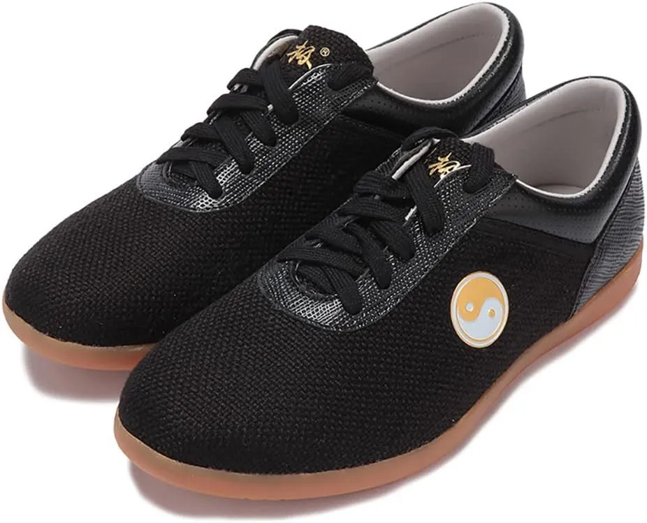 Chi Kung Shoes Martial Arts Boxing Shoes,Traditional Kung Fu Tai Chi Wushu Shaolin Qi Gong Beijing Trainer Wing Chun Slipper Sneaker Footwear for Men Women,