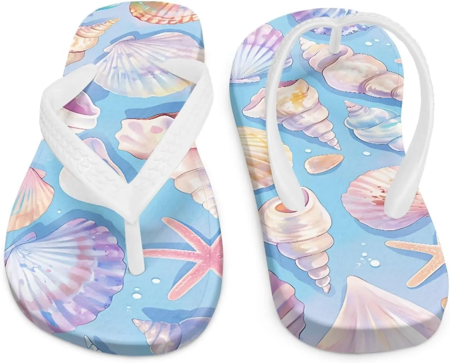 Children's Flip Flops Little Kid's Comfort Lightweight Soft Thong Sandals Girls Slide Sandals