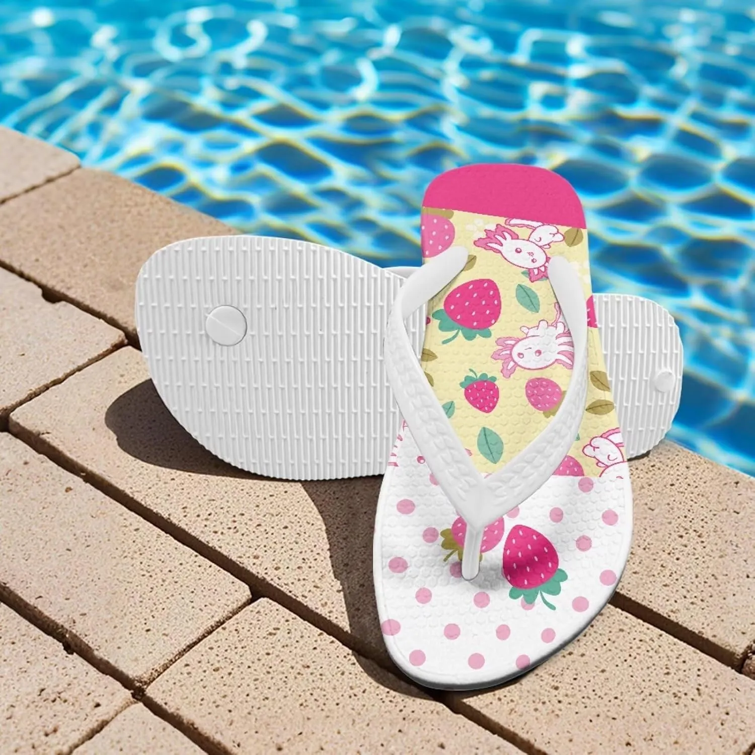 Children's Flip Flops Little Kid's Comfort Lightweight Soft Thong Sandals Girls Slide Sandals