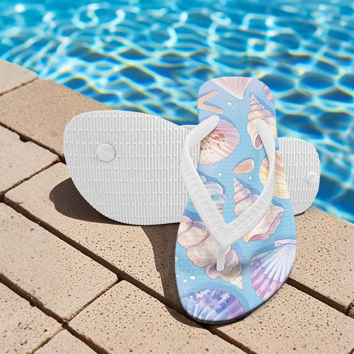 Children's Flip Flops Little Kid's Comfort Lightweight Soft Thong Sandals Girls Slide Sandals