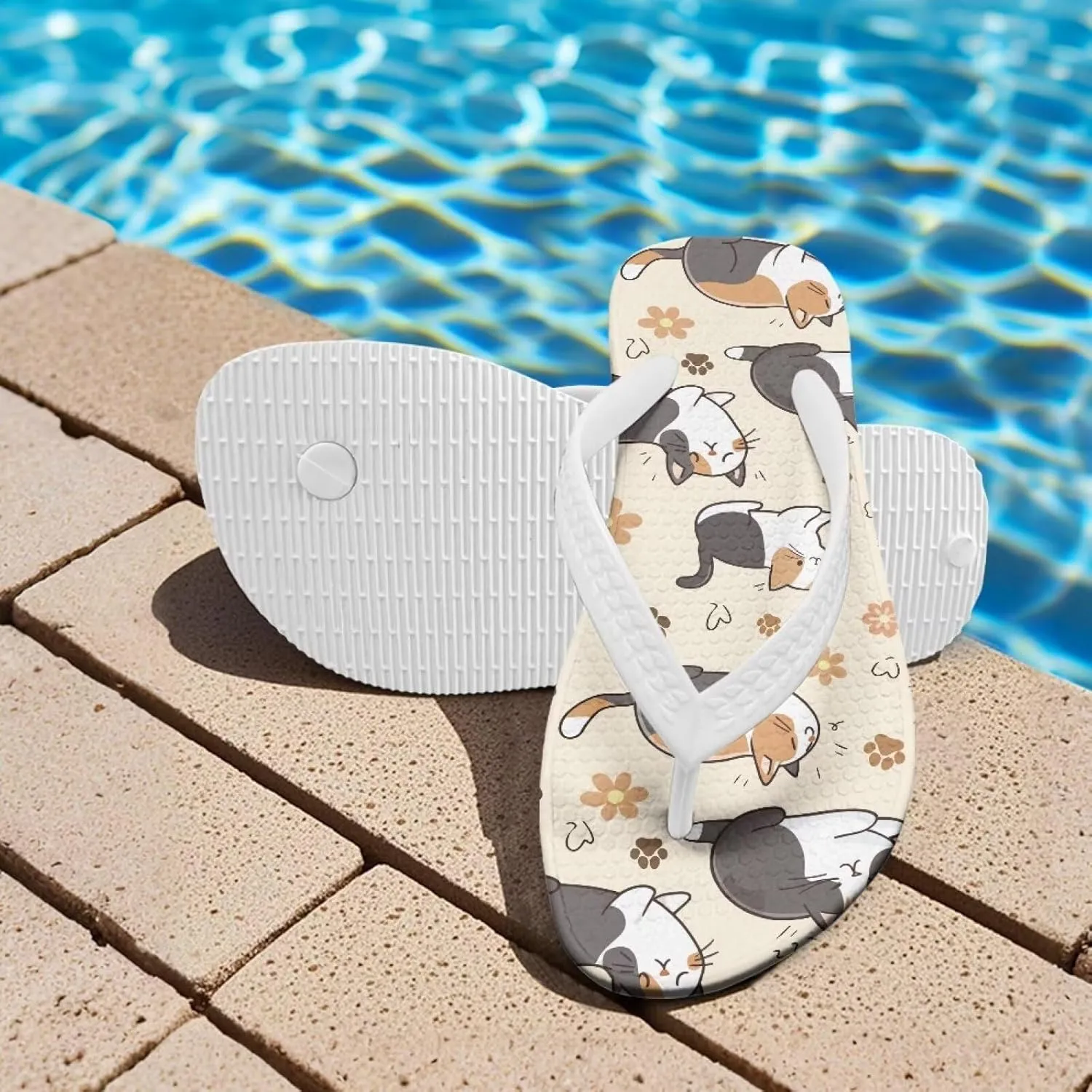 Children's Flip Flops Little Kid's Comfort Lightweight Soft Thong Sandals Girls Slide Sandals