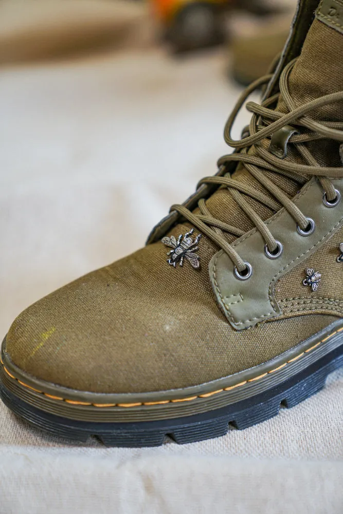 'Chrome Courage' Dr Martens Utility Boots