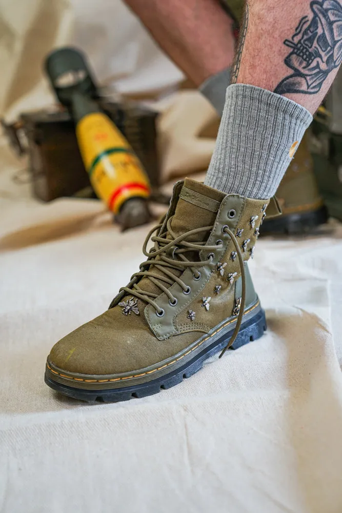 'Chrome Courage' Dr Martens Utility Boots