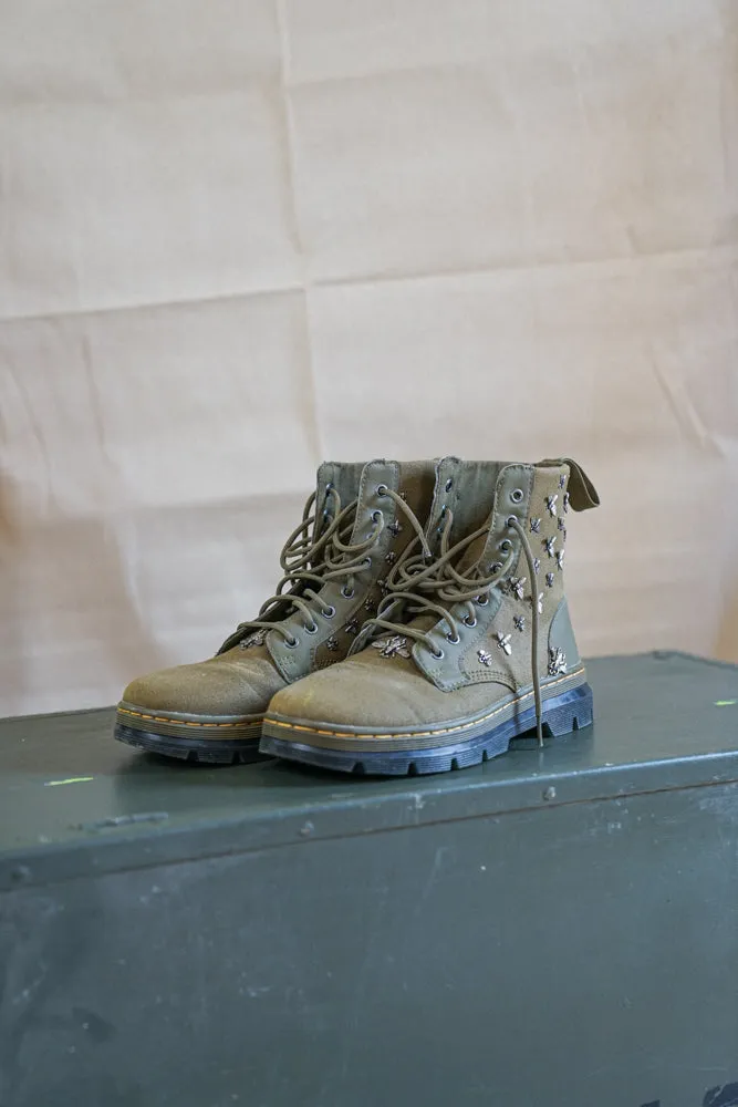 'Chrome Courage' Dr Martens Utility Boots