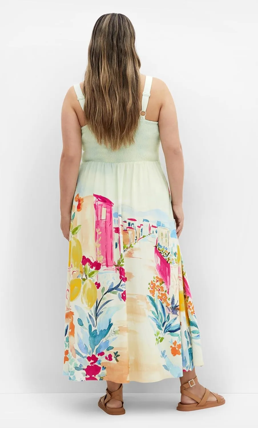 City Chic Women's Plus Size Maxi Dress - Sorrento Print