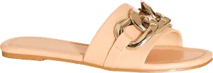 City Chic Women's Wide Fit Faith Slide