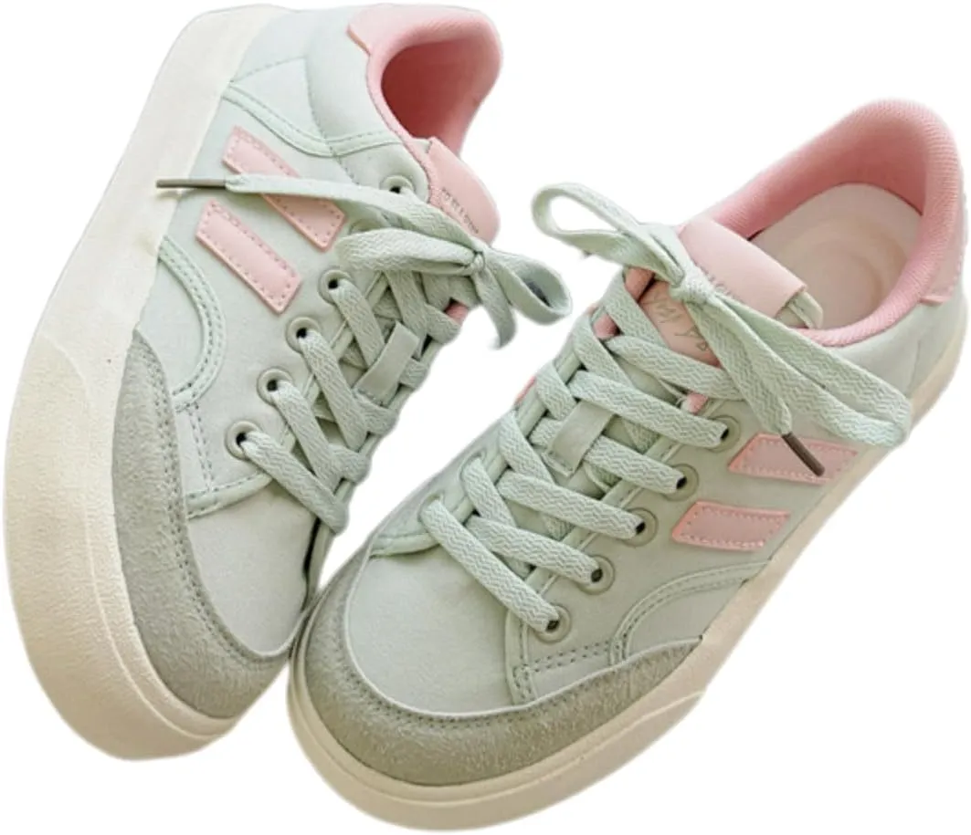 Cute Bowknot Star Cat Fish Chunky Platform Sneakers Women Y2K Aesthetic 1.2" Height Increase Casual Outfit Cute Walking Shoes